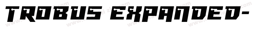 TROBUS EXPANDED字体转换